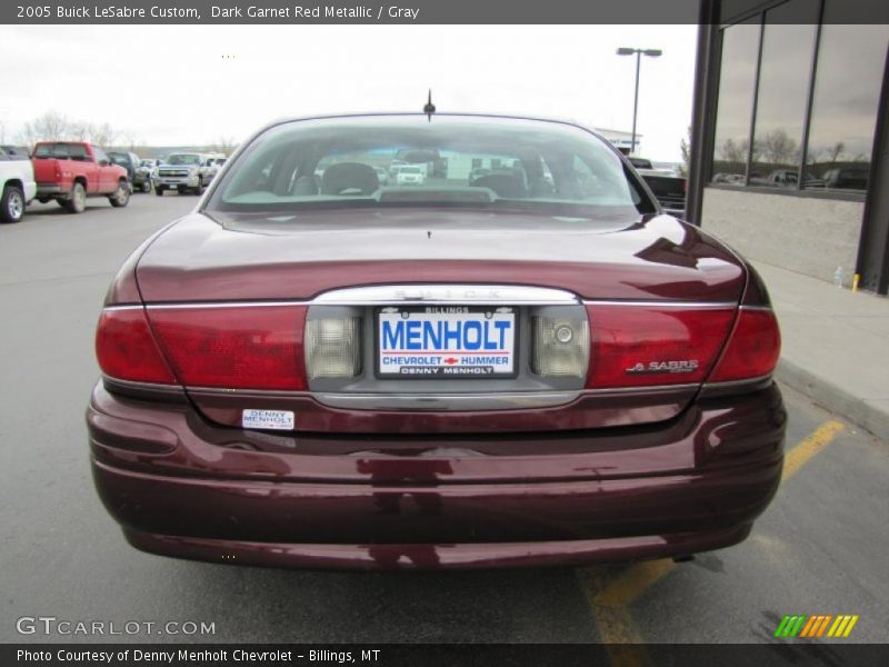 Dark Garnet Red Metallic / Gray 2005 Buick LeSabre Custom