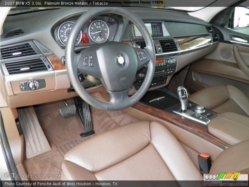 Platinum Bronze Metallic / Tobacco 2007 BMW X5 3.0si