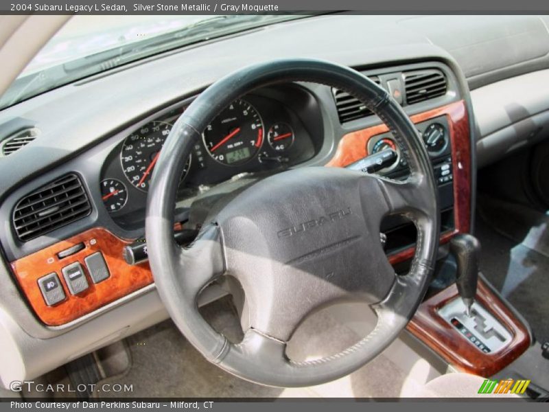 Silver Stone Metallic / Gray Moquette 2004 Subaru Legacy L Sedan