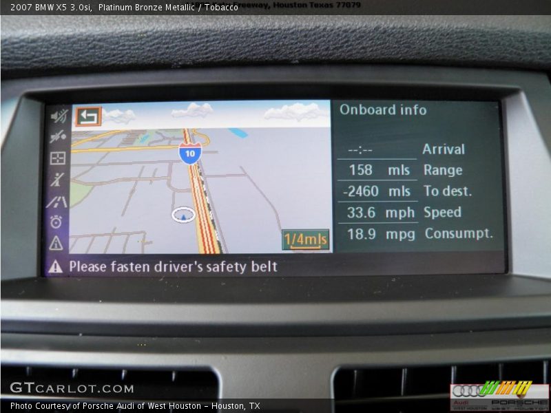 Platinum Bronze Metallic / Tobacco 2007 BMW X5 3.0si