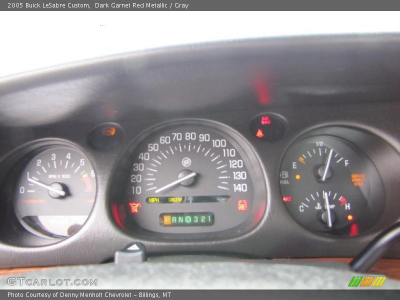 Dark Garnet Red Metallic / Gray 2005 Buick LeSabre Custom