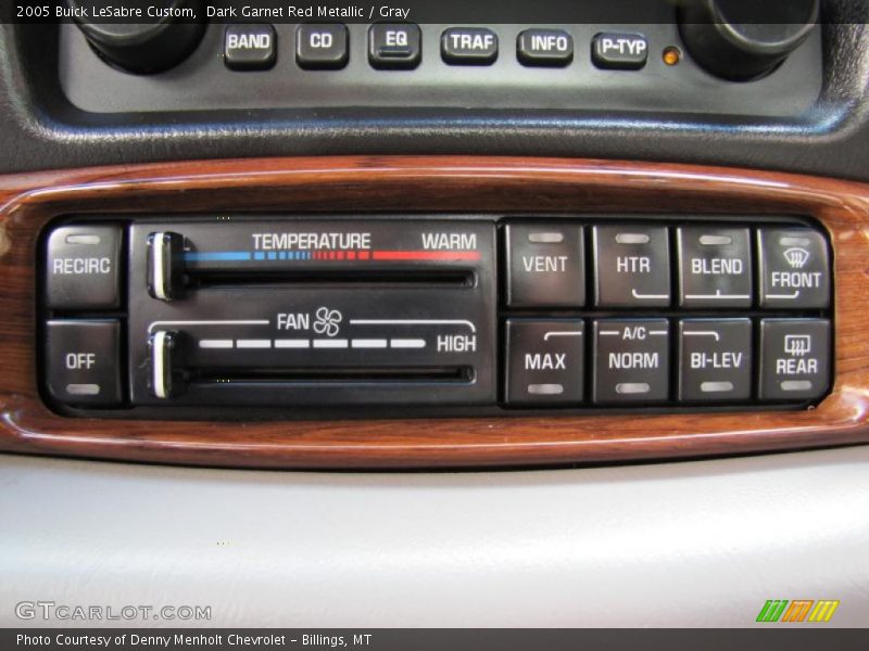 Dark Garnet Red Metallic / Gray 2005 Buick LeSabre Custom