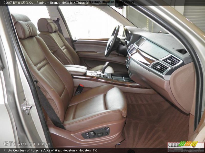 Platinum Bronze Metallic / Tobacco 2007 BMW X5 3.0si