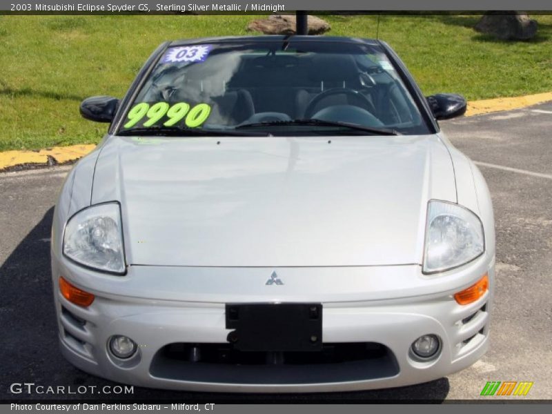 Sterling Silver Metallic / Midnight 2003 Mitsubishi Eclipse Spyder GS