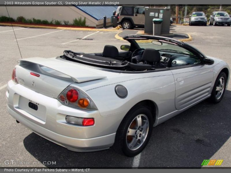 Sterling Silver Metallic / Midnight 2003 Mitsubishi Eclipse Spyder GS