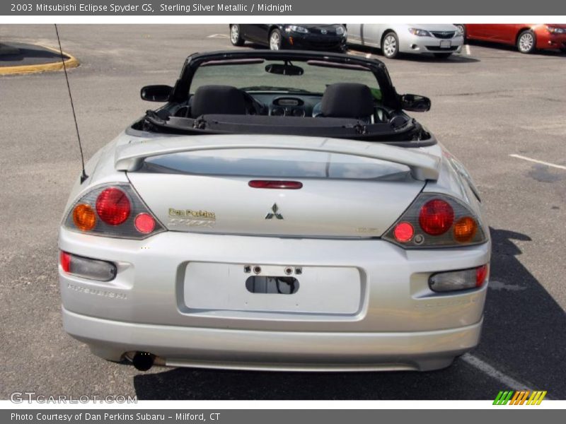 Sterling Silver Metallic / Midnight 2003 Mitsubishi Eclipse Spyder GS