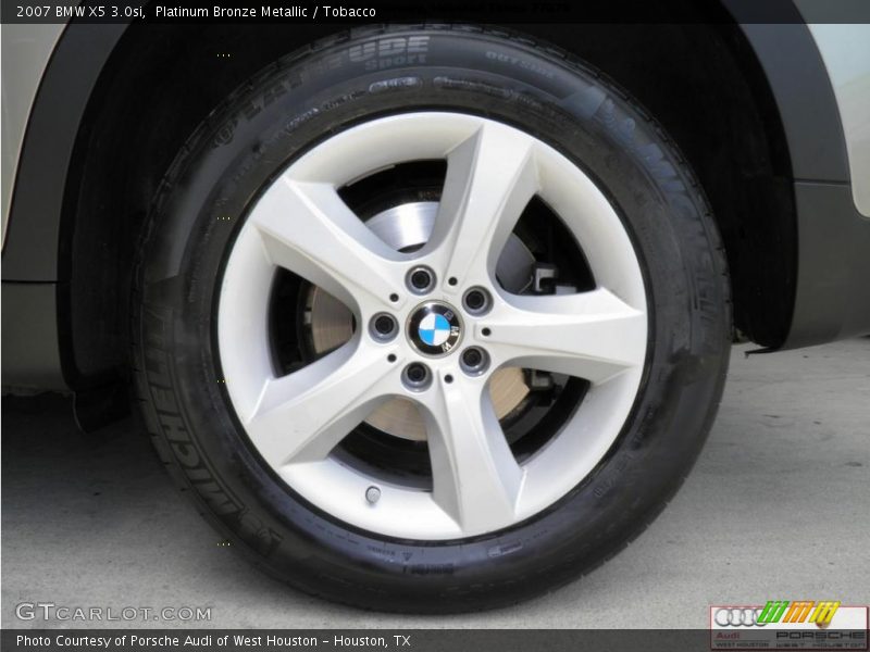 Platinum Bronze Metallic / Tobacco 2007 BMW X5 3.0si