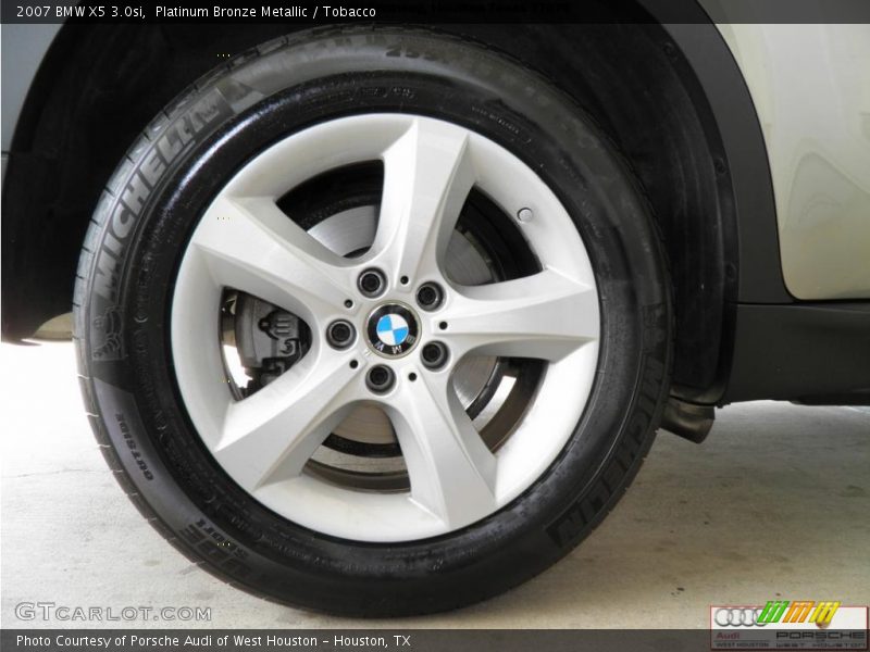 Platinum Bronze Metallic / Tobacco 2007 BMW X5 3.0si
