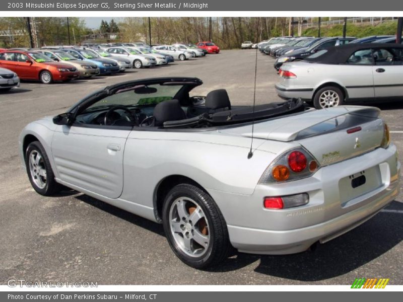 Sterling Silver Metallic / Midnight 2003 Mitsubishi Eclipse Spyder GS