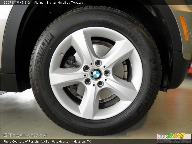 Platinum Bronze Metallic / Tobacco 2007 BMW X5 3.0si