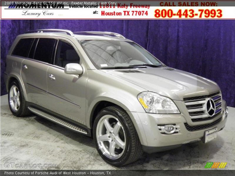 Pewter Metallic / Ash Grey 2008 Mercedes-Benz GL 550 4Matic