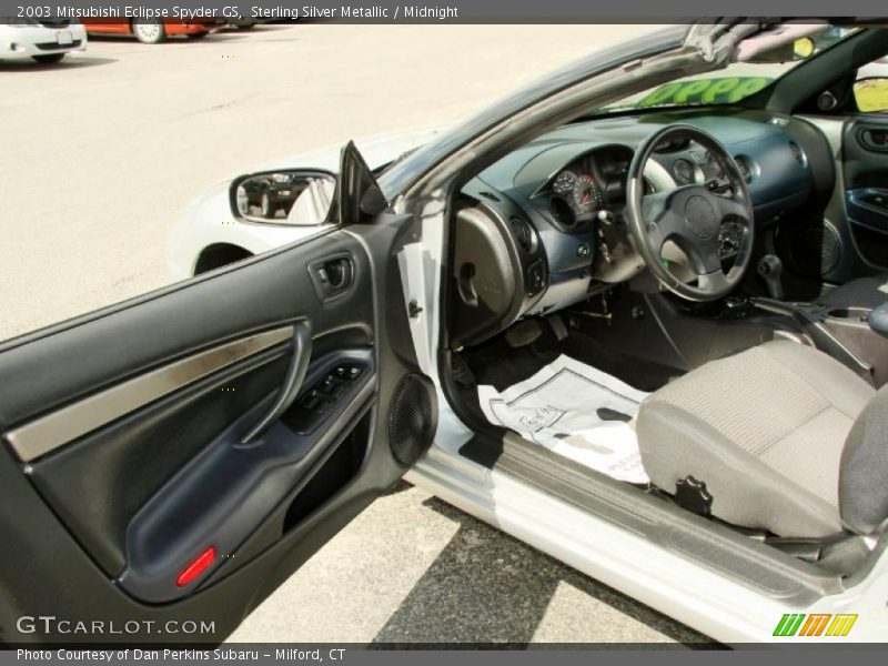 Sterling Silver Metallic / Midnight 2003 Mitsubishi Eclipse Spyder GS