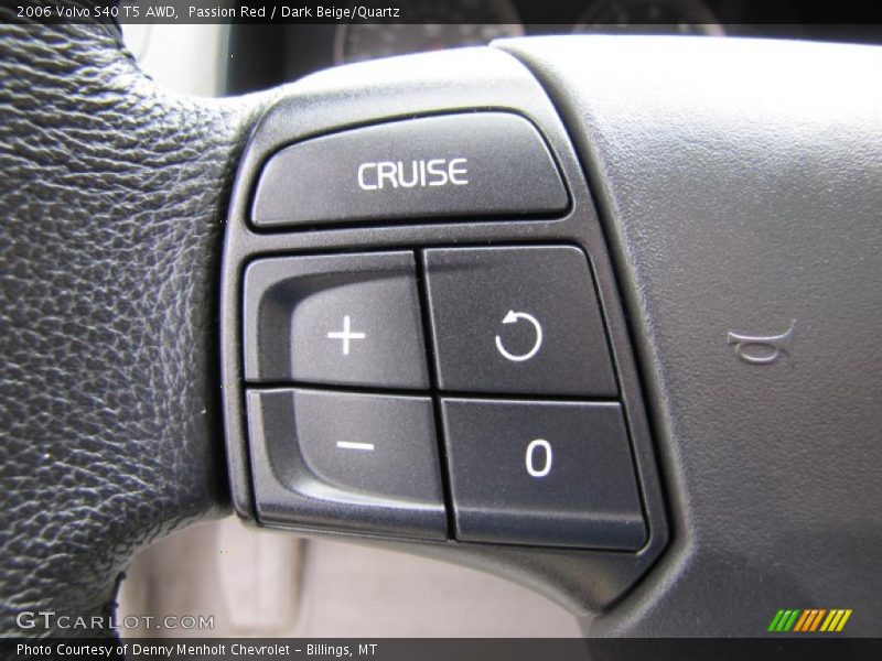 Controls of 2006 S40 T5 AWD