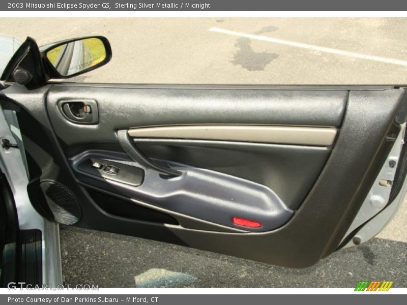 Sterling Silver Metallic / Midnight 2003 Mitsubishi Eclipse Spyder GS