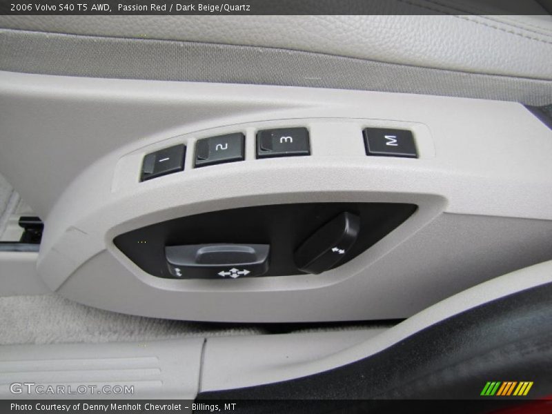 Controls of 2006 S40 T5 AWD