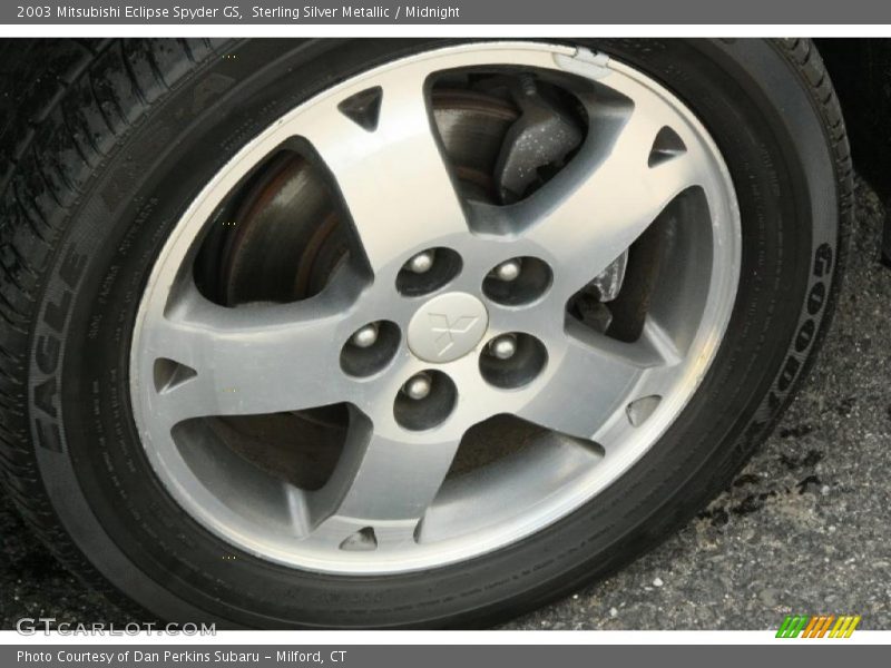 Sterling Silver Metallic / Midnight 2003 Mitsubishi Eclipse Spyder GS