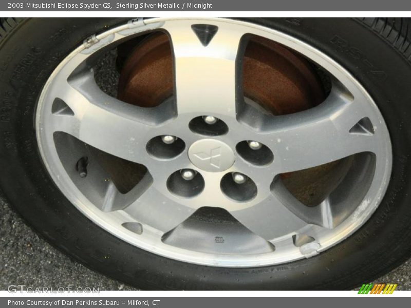 Sterling Silver Metallic / Midnight 2003 Mitsubishi Eclipse Spyder GS