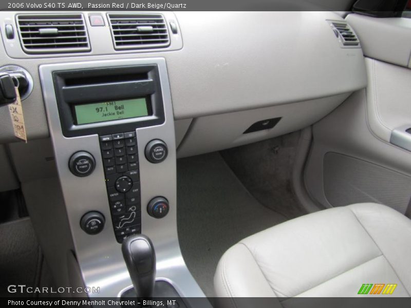 Passion Red / Dark Beige/Quartz 2006 Volvo S40 T5 AWD