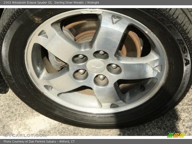 Sterling Silver Metallic / Midnight 2003 Mitsubishi Eclipse Spyder GS