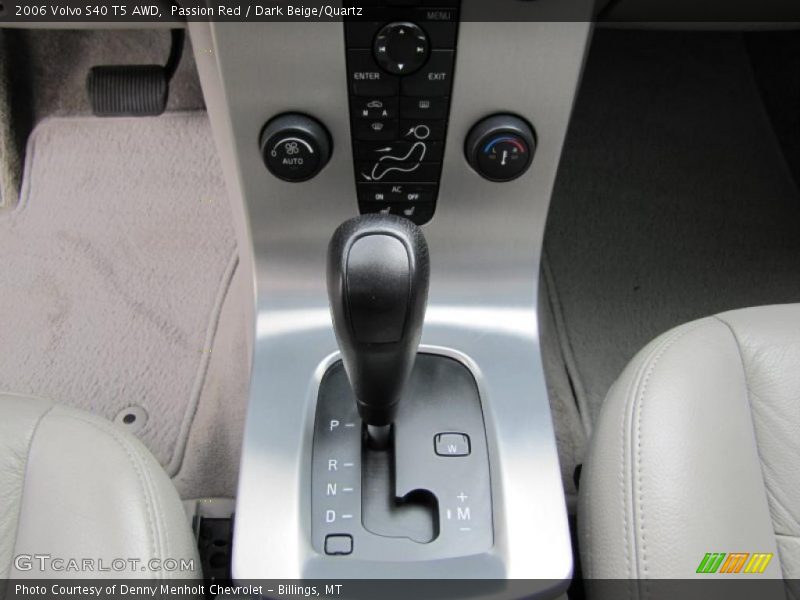  2006 S40 T5 AWD 5 Speed Automatic Shifter