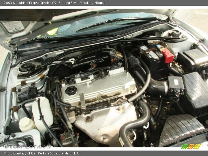 Sterling Silver Metallic / Midnight 2003 Mitsubishi Eclipse Spyder GS