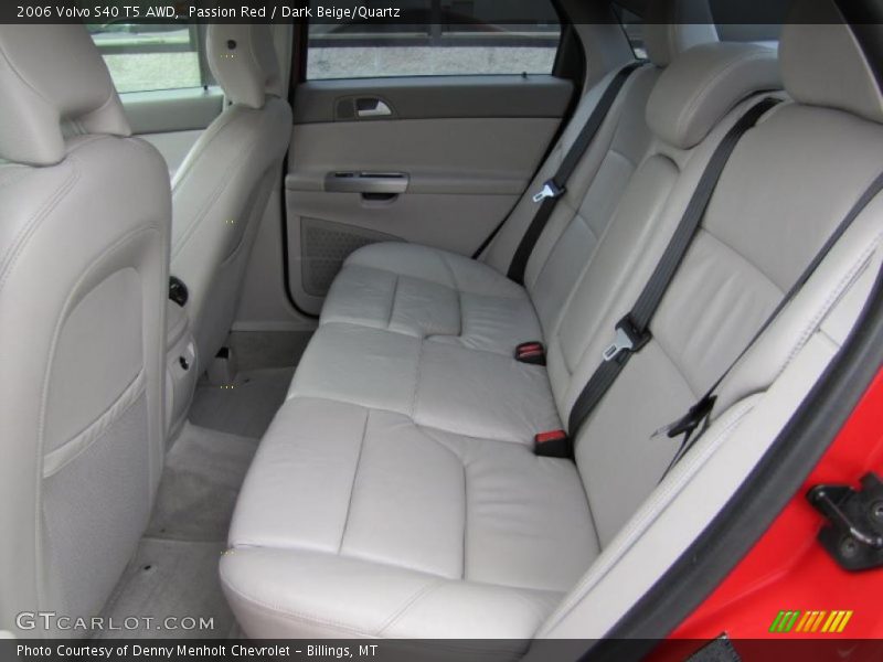  2006 S40 T5 AWD Dark Beige/Quartz Interior