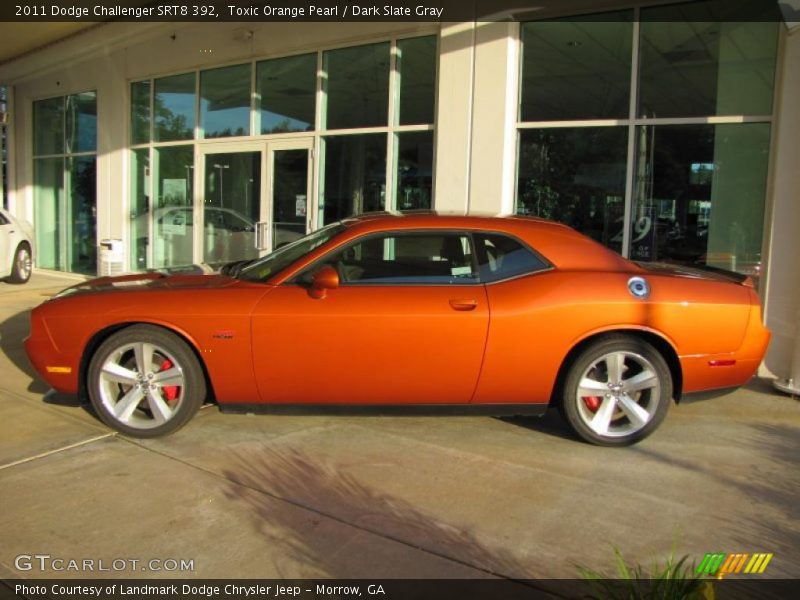  2011 Challenger SRT8 392 Toxic Orange Pearl