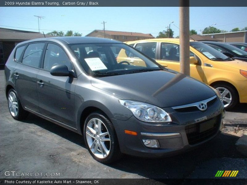 Carbon Gray / Black 2009 Hyundai Elantra Touring