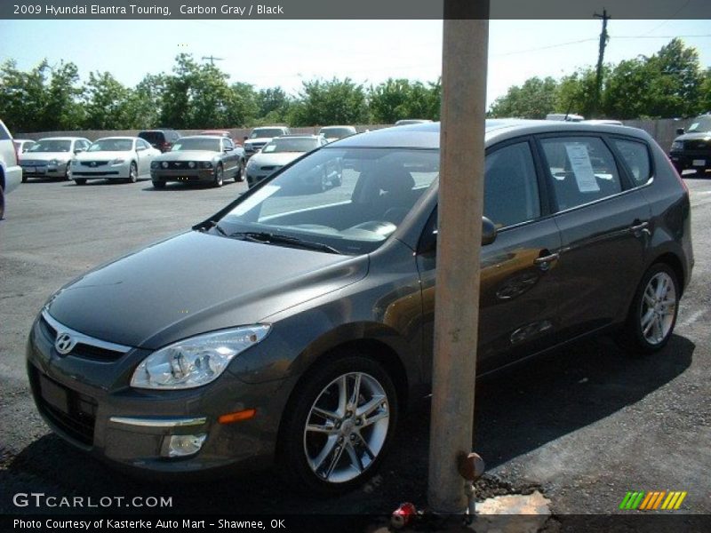 Carbon Gray / Black 2009 Hyundai Elantra Touring