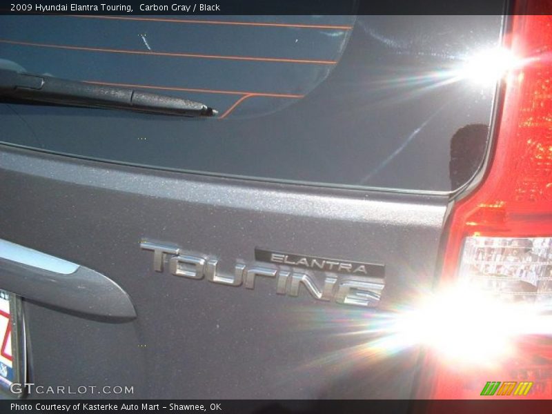 Carbon Gray / Black 2009 Hyundai Elantra Touring