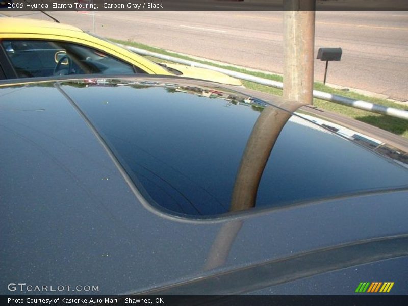 Carbon Gray / Black 2009 Hyundai Elantra Touring