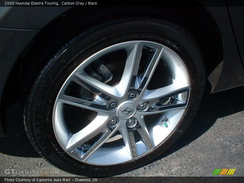Carbon Gray / Black 2009 Hyundai Elantra Touring