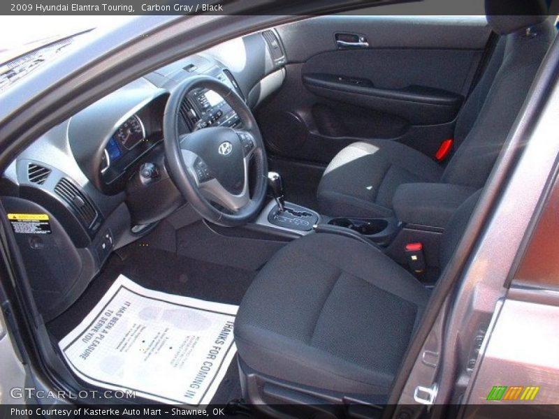 2009 Elantra Touring Black Interior