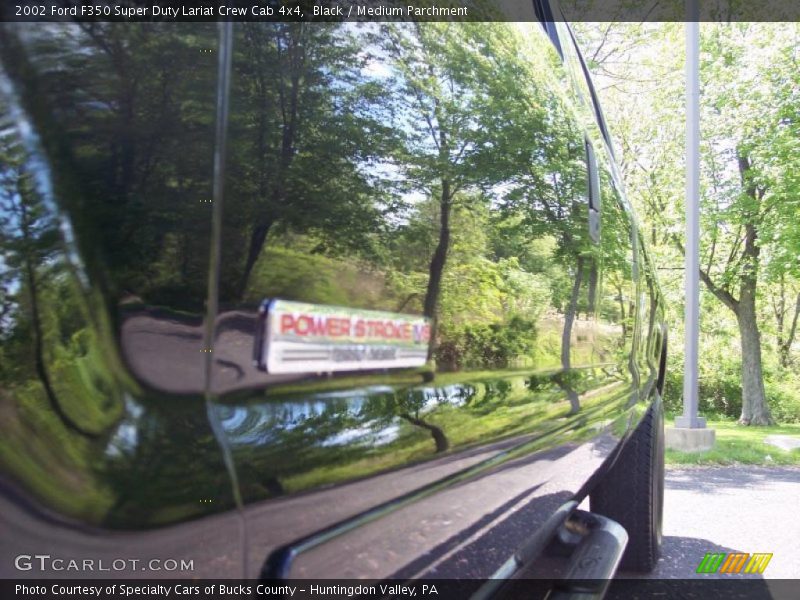 Black / Medium Parchment 2002 Ford F350 Super Duty Lariat Crew Cab 4x4