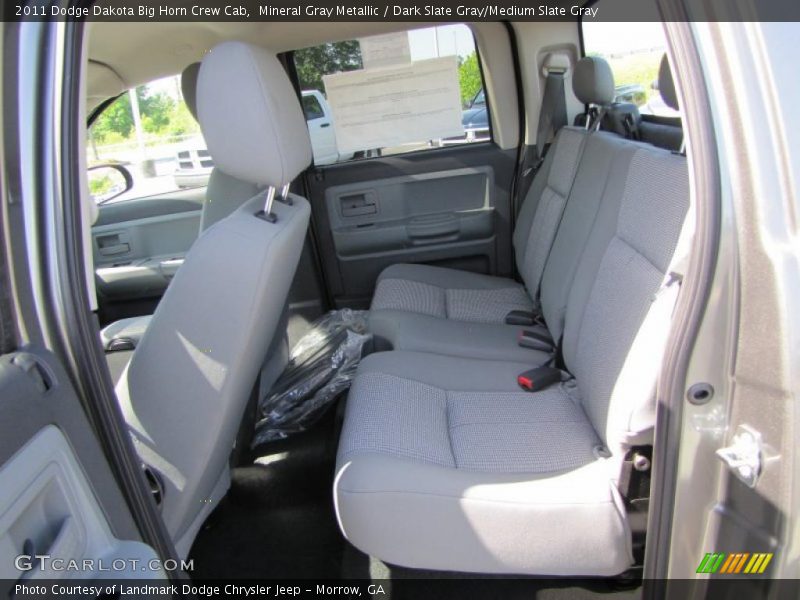 Mineral Gray Metallic / Dark Slate Gray/Medium Slate Gray 2011 Dodge Dakota Big Horn Crew Cab