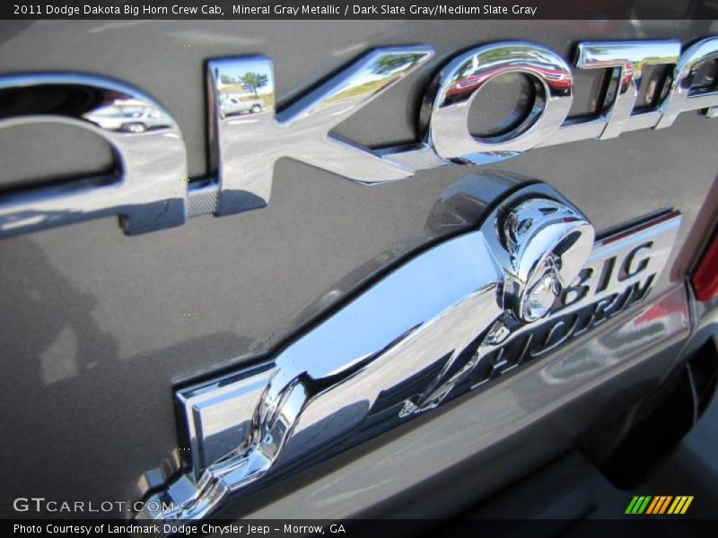 Mineral Gray Metallic / Dark Slate Gray/Medium Slate Gray 2011 Dodge Dakota Big Horn Crew Cab