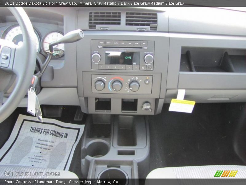 Mineral Gray Metallic / Dark Slate Gray/Medium Slate Gray 2011 Dodge Dakota Big Horn Crew Cab