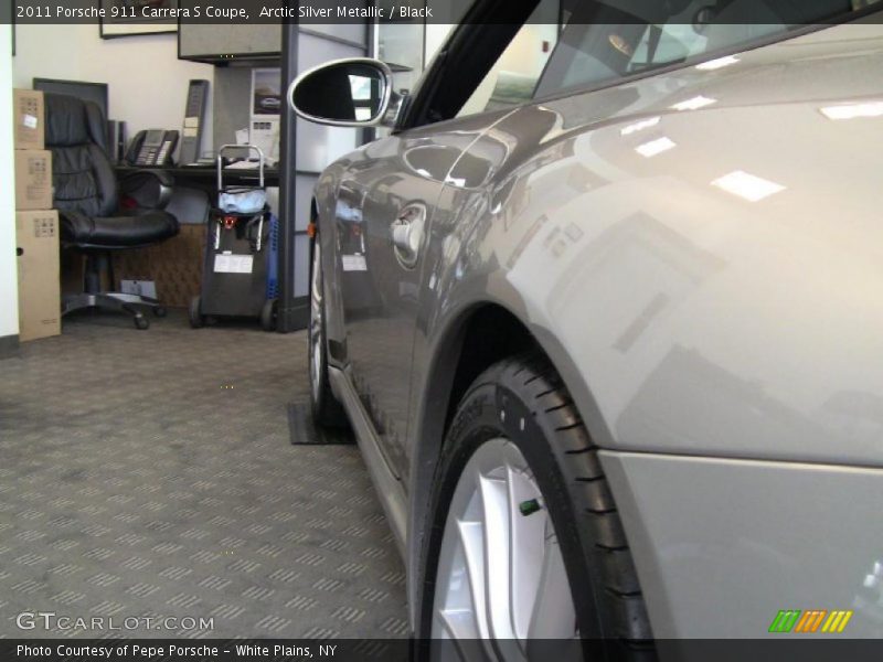 Arctic Silver Metallic / Black 2011 Porsche 911 Carrera S Coupe