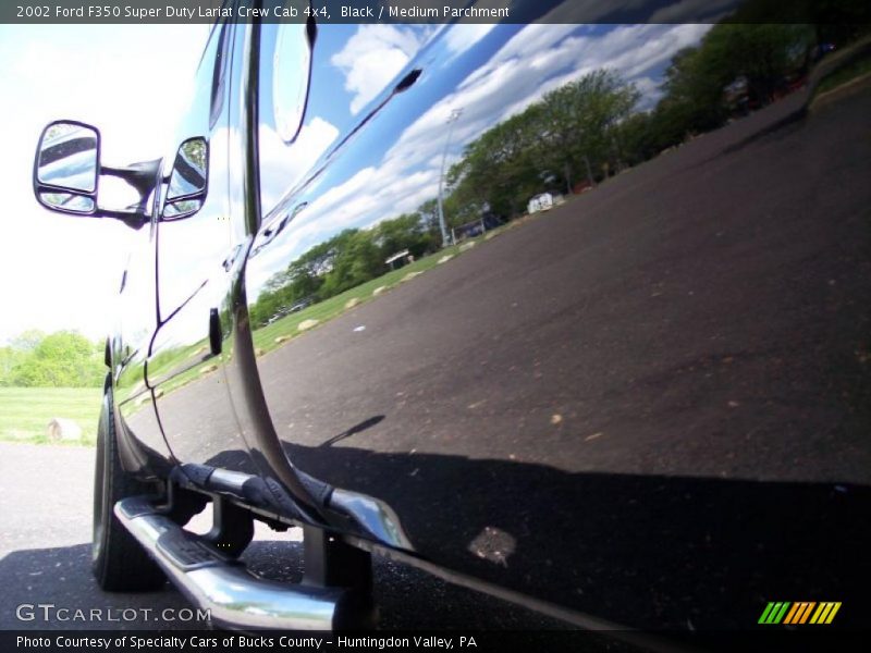 Black / Medium Parchment 2002 Ford F350 Super Duty Lariat Crew Cab 4x4