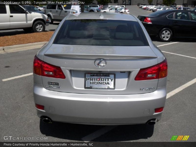 Tungsten Silver Pearl / Sterling Gray 2008 Lexus IS 250