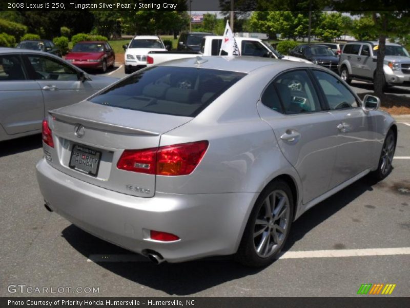 Tungsten Silver Pearl / Sterling Gray 2008 Lexus IS 250