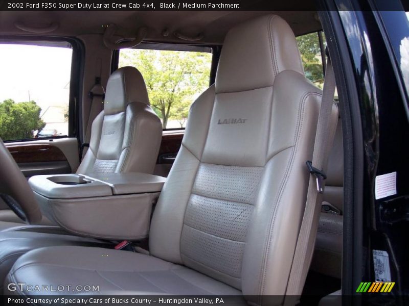  2002 F350 Super Duty Lariat Crew Cab 4x4 Medium Parchment Interior