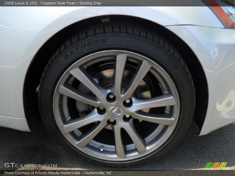 Tungsten Silver Pearl / Sterling Gray 2008 Lexus IS 250
