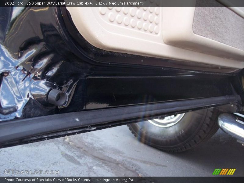 Black / Medium Parchment 2002 Ford F350 Super Duty Lariat Crew Cab 4x4