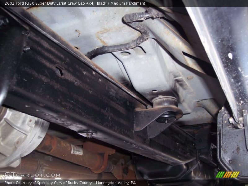 Black / Medium Parchment 2002 Ford F350 Super Duty Lariat Crew Cab 4x4