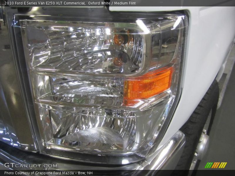 Oxford White / Medium Flint 2010 Ford E Series Van E250 XLT Commericial