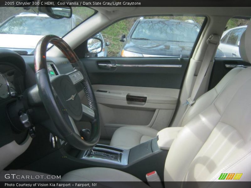 Cool Vanilla / Dark Slate Gray/Light Graystone 2005 Chrysler 300 C HEMI