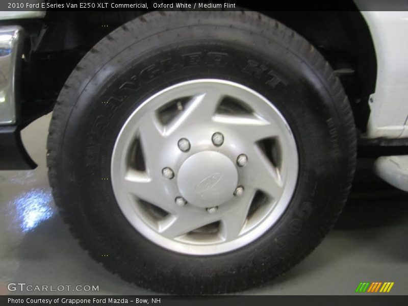 Oxford White / Medium Flint 2010 Ford E Series Van E250 XLT Commericial