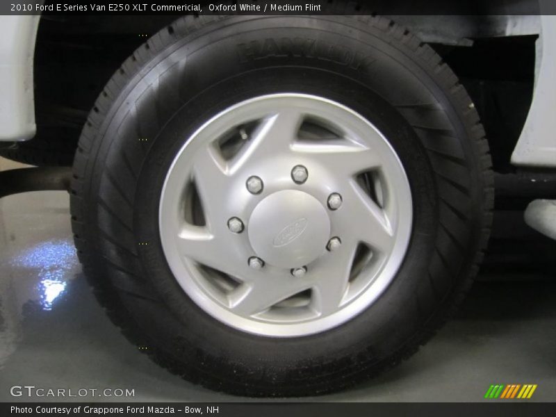 Oxford White / Medium Flint 2010 Ford E Series Van E250 XLT Commericial