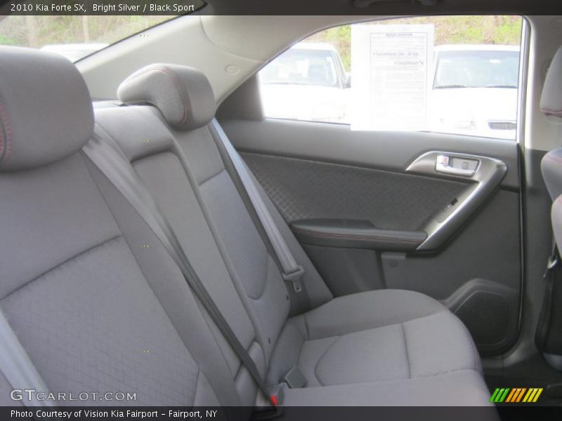 Bright Silver / Black Sport 2010 Kia Forte SX
